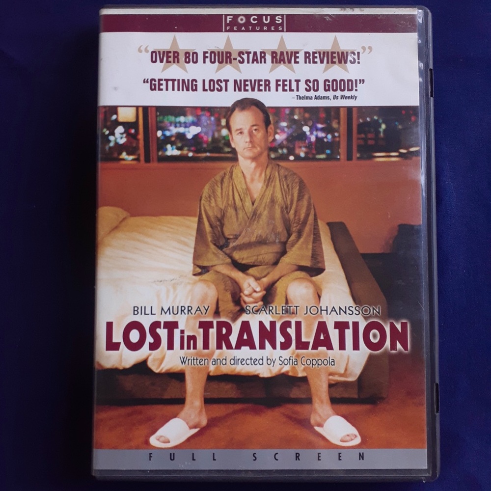 Free if Bundled!  Lost in Translation Full Screen Dvd w/ Bill Murray